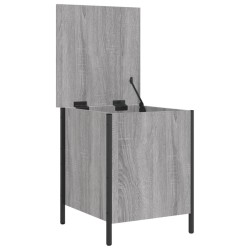 Banc de rangement sonoma gris 40x42,5x50 cm bois d'ingénierie 531194531194