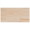 Dessus de table 100x50x1,7 cm rectangulaire bois de pin massif 531198531198