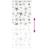 Store enrouleur de douche avec cassette largeur du tissu 106 cm 531199531199