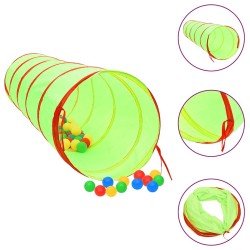 Tunnel de jeu pour enfants Vert 175 cm Polyester 531209531209