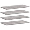 Étagères murales 4 pcs sonoma gris 60x20x1,5 cm bois ingénierie 531214531214