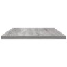 Étagères murales 4 pcs sonoma gris 60x20x1,5 cm bois ingénierie 531214531214