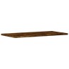 Étagères murales 4 pcs chêne fumé 60x20x1,5cm bois d'ingénierie 531216531216