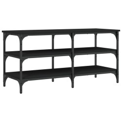 Banc à chaussures noir 100x38,5x49 cm bois d'ingénierie 531222531222