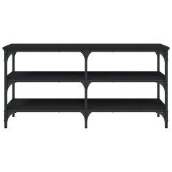 Banc à chaussures noir 100x38,5x49 cm bois d'ingénierie 531222531222