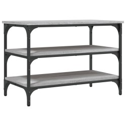 Banc à chaussures sonoma gris 70x38,5x49 cm bois d'ingénierie 531224531224