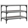 Banc à chaussures sonoma gris 70x38,5x49 cm bois d'ingénierie 531224531224
