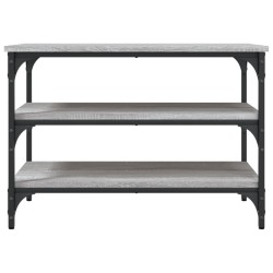 Banc à chaussures sonoma gris 70x38,5x49 cm bois d'ingénierie 531224531224