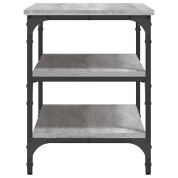 Banc à chaussures sonoma gris 70x38,5x49 cm bois d'ingénierie 531224531224