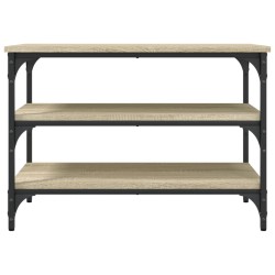 Banc à chaussures chêne sonoma 70x38,5x49 cm bois d'ingénierie 531225531225