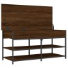 Banc à chaussures chêne marron 100x42,5x50 cm bois d'ingénierie 531230531230