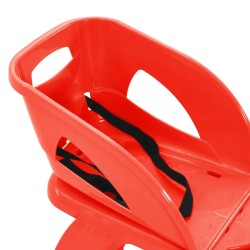 Traîneau avec siège et volant Rouge 102,5x40x23cm Polypropylène 531242531242