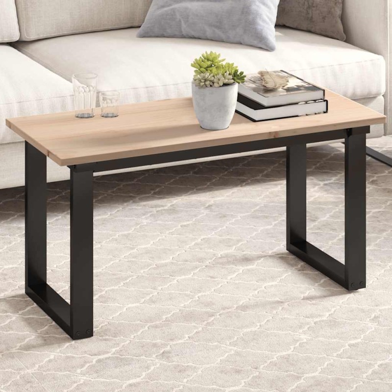 Dessus de table 90x40x1,7 cm rectangulaire bois de pin massif 531243531243