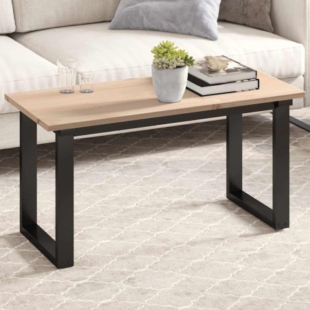 Dessus de table 90x40x1,7 cm rectangulaire bois de pin massif 531243531243