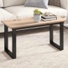 Dessus de table 90x40x1,7 cm rectangulaire bois de pin massif 531243531243
