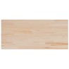 Dessus de table 90x40x1,7 cm rectangulaire bois de pin massif 531243531243