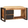 Banc de rangement avec tiroir Marron Bois de manguier massif 531244531244
