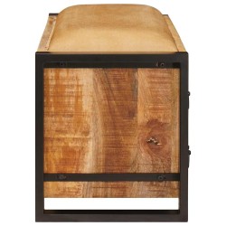 Banc de rangement avec tiroir Marron Bois de manguier massif 531244531244