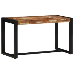 Banc multicolore 80x35x45 cm bois massif récupération 531245531245