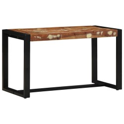 Banc multicolore 80x35x45 cm bois massif récupération 531245531245