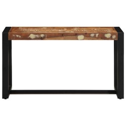 Banc multicolore 80x35x45 cm bois massif récupération 531245531245