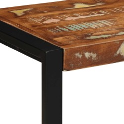 Banc multicolore 80x35x45 cm bois massif récupération 531245531245