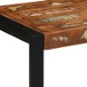 Banc multicolore 80x35x45 cm bois massif récupération 531245531245