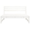 Canapés centraux de jardin 2pcs blanc 120x80 cm bois pin massif 531248531248