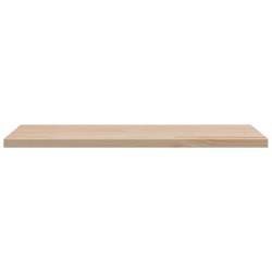 Dessus de table 80x50x1,7 cm rectangulaire bois de pin massif 531253531253