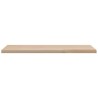 Dessus de table 80x50x1,7 cm rectangulaire bois de pin massif 531253531253