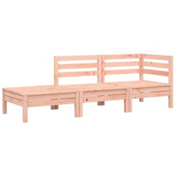 Canapé de jardin avec coussins et repose-pied 3 places 531270531270
