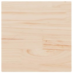 Dessus de table 50x50x1,7 cm carré bois de pin massif 531273531273