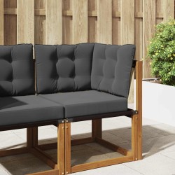 Coussin de canapé d'extérieur 3 pcs Anthracite Polyester 531287531287