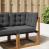 Coussin de canapé d'extérieur 3 pcs Anthracite Polyester 531287531287