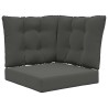 Coussin de canapé d'extérieur 3 pcs Anthracite Polyester 531287531287
