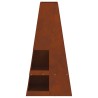 Braise Marron 50 x 50 x 100 cm Acier patiné 531288531288