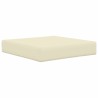 Coussin de canapé d'extérieur 3 pcs Crème Polyester 531289531289