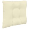 Coussin de canapé d'extérieur 3 pcs Crème Polyester 531289531289