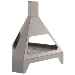 Braise Marron 50 x 43 x 52 cm Acier patiné 531292531292