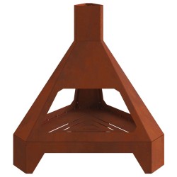 Braise Marron 50 x 43 x 52 cm Acier patiné 531292531292