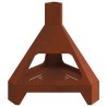 Braise Marron 50 x 43 x 52 cm Acier patiné 531292531292