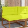 Coussin de canapé d'extérieur 2 pcs Vert Polyester 531293531293