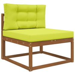 Coussin de canapé d'extérieur 2 pcs Vert Polyester 531293531293