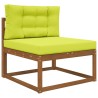 Coussin de canapé d'extérieur 2 pcs Vert Polyester 531293531293