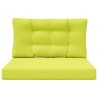 Coussin de canapé d'extérieur 2 pcs Vert Polyester 531293531293