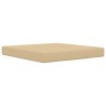Coussin de canapé d'extérieur 2 pcs Beige Polyester 531294531294