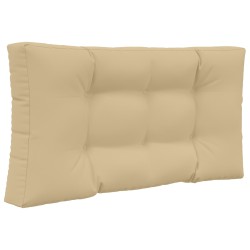 Coussin de canapé d'extérieur 2 pcs Beige Polyester 531294531294