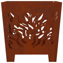 Braise Marron 40 x 40 x 40 cm Acier patiné 531296531296