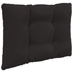 Coussin de canapé d'extérieur 2 pcs Noir Polyester 531303531303