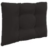 Coussin de canapé d'extérieur 2 pcs Noir Polyester 531303531303